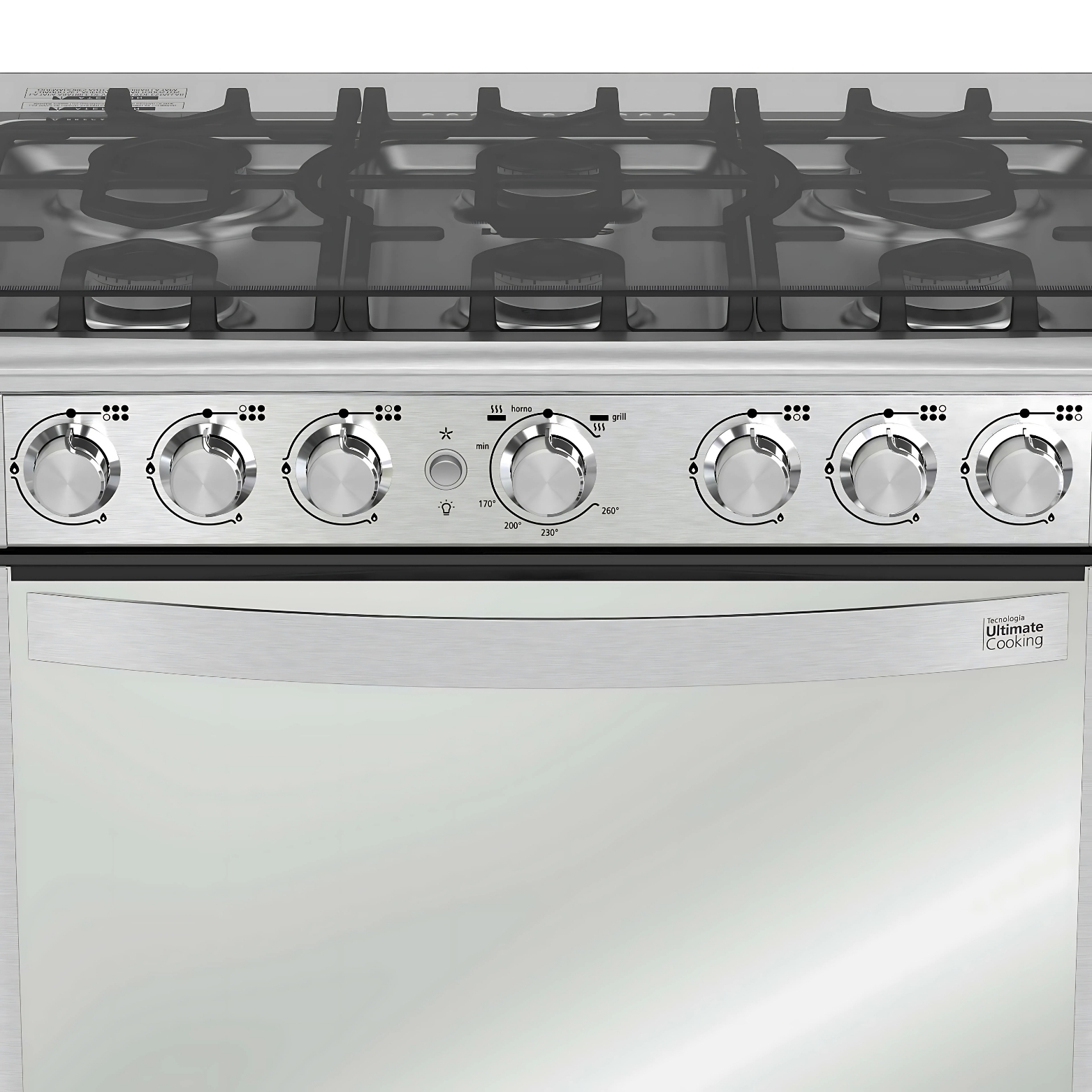 COCINA MABE EM7630FX0 76 CM ACERO INOXIDABLE 124